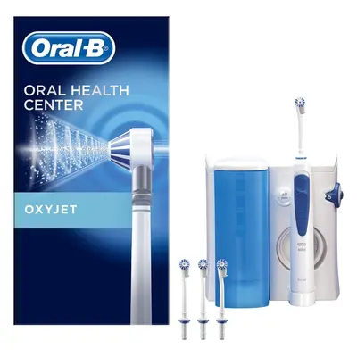 Elektrická ústní sprcha Oral-B Oxyjet MD20 + Oral-B iO Series 5 White magnetický zubní kartáček