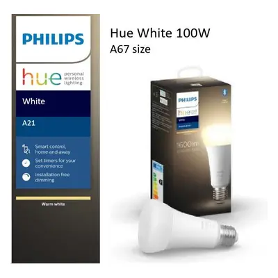 Philips Hue 8719514343320 LED žárovka 1x15,5W | E27 | 1600lm | 2700K - White, bílá