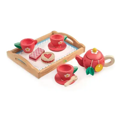 Sada nádobí Tender Leaf Dřevěný čajový servis Tea Tray Set