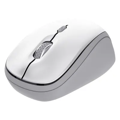 Myš Trust Yvi+ Multi-Device Wireless-Bluetooth Silent Mouse, bílá