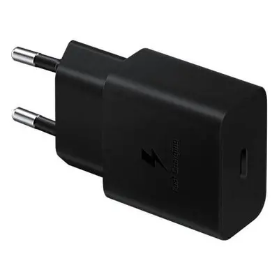 Nabíječka do sítě Samsung USB-C 15W Cestovní nabíječka Black (OOB Bulk)