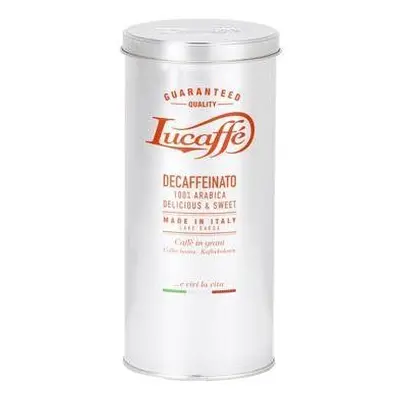 Káva Lucaffe Decafeinato, 500g plech