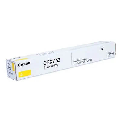 Canon originální toner CEXV52, yellow, 66500str., 1001C002, Canon IRC7565i, IRC7570i, IRC7580i, 