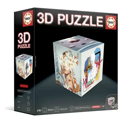 Educa 3D Puzzle kostka Estetika 216 dílků