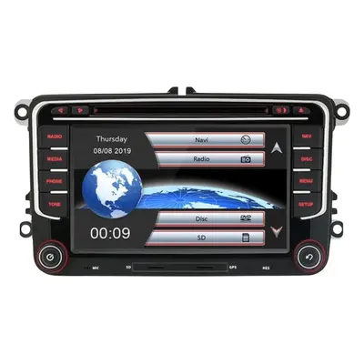 Autorádio Awesafe CD DVD Autorádio VW Volkswagen Škoda Seat s GPS a Dotykovým Displejem 7”, USB,