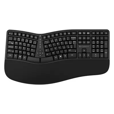 Klávesnice Eternico Ergonomic Keyboard wireless KS2450 černá - CZ/SK