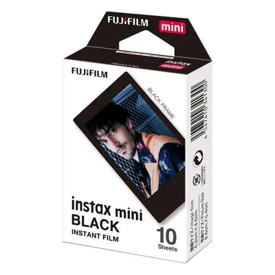 Fotopapír Fujifilm instax mini film black Frame 10ks fotek