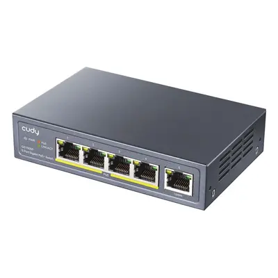 Switch CUDY 5-Port Gigabit PoE+ Switch 60W