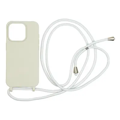 Kryt na mobil Mobile Origin Lanyard Case Light Grey iPhone 15 Pro