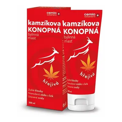 Mast Cemio Kamzíkova konopná mast hřejivá 200 ml