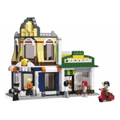 SLUBAN stavebnice Town Café & Hotel, 470 (kompatibilní s LEGO)