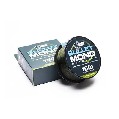 Nash Vlasec Bullet Mono 1000m 0,37mm 15lb Green