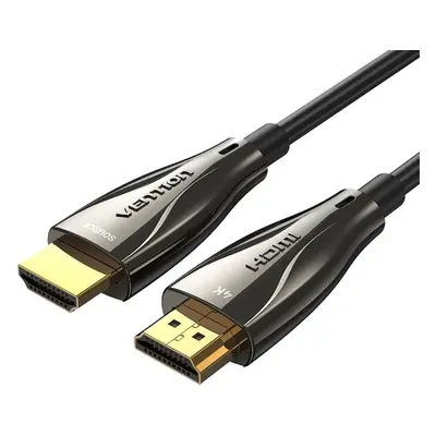 Video kabel Vention Optical HDMI 2.0 Cable 20M Black Zinc Alloy Type