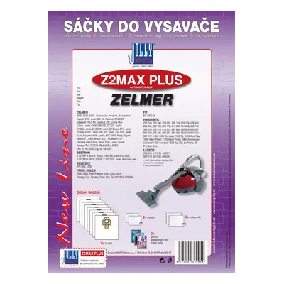 Sáčky do vysavače Sáčky do vysavače Z2MAX PLUS