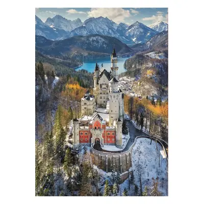 Puzzle Educa Puzzle Zámek Neuschwanstein ze vzduchu 1000 dílků