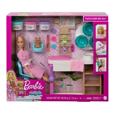 Mattel Barbie Salón krásy herní set s běloškou, GJR84