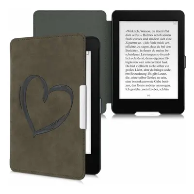 Pouzdro na čtečku knih KW Mobile Felt Brushed Heart - KW5492402 - Pouzdro pro Amazon Kindle Pape