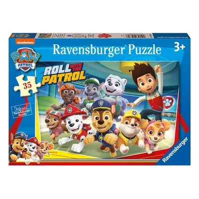 Puzzle Ravensburger Puzzle 056828 Tlapková Patrola: Silná Jednotka 35 Dílků