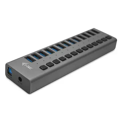 USB Hub i-tec USB 3.0 Charging HUB 13port + Power Adapter 60 W