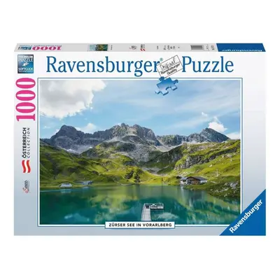 RAVENSBURGER Puzzle Zürské jezero ve Vorarlbersku, Rakousko 1000 dílků