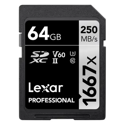 Paměťová karta Lexar SDXC Pro 1667X 64GB