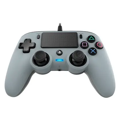 Gamepad Nacon Wired Compact Controller PS4 - stříbrný