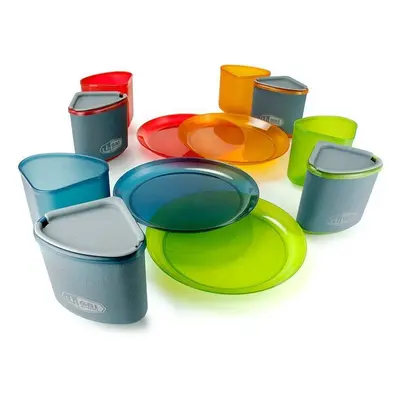 Kempingové nádobí GSI Outdoors Infinity 4 Person Compact Tableset Multicolor