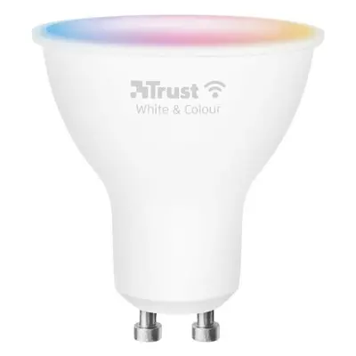 LED žárovka Trust Smart WiFi LED RGB&white ambience Spot GU10 - barevná