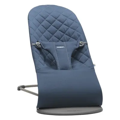 Dětské lehátko Babybjörn Lehátko Bouncer BLISS Midnight Blue Cotton