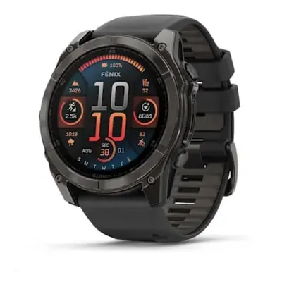 Chytré hodinky Garmin Fenix 8 51mm Sapphire Carbon grey