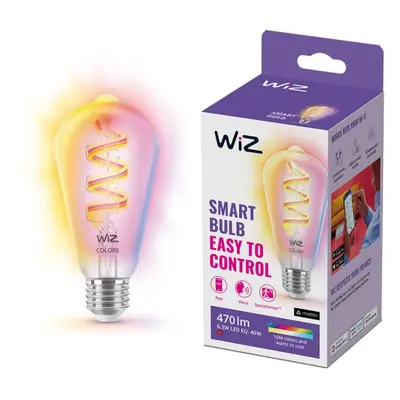 LED žárovka Wi-Fi BLE ST64 E27 922-65 RGB CL 1PF/6