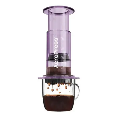 Ruční kávovar Aeropress Clear Purple