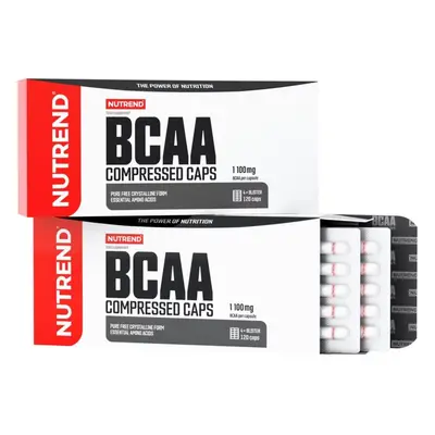 Aminokyseliny Nutrend BCAA Compressed caps, 120 kapslí