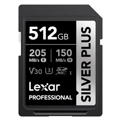 Paměťová karta Lexar SDXC Professional SILVER Plus 512GB