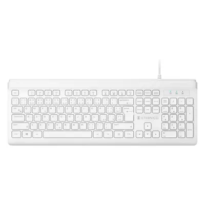 Klávesnice Eternico Home Keyboard Wired KD2020 bílá - CZ/SK