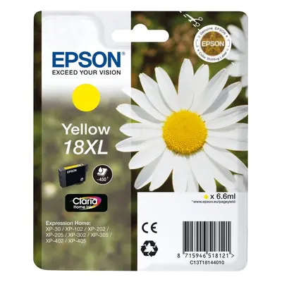 Cartridge Epson T1814 žlutá