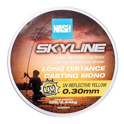 Nash Vlasec Skyline Mono UV Yellow 1000m 0,30mm 5,44kg