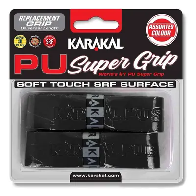 Omotávka na raketu Karakal PU Super Grip Black 2ks