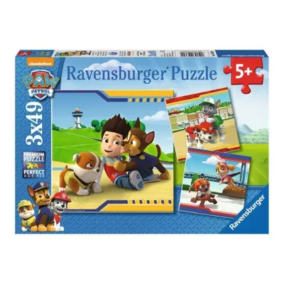 RAVENSBURGER Puzzle Tlapková patrola: Hrdinové 3x49 dílků