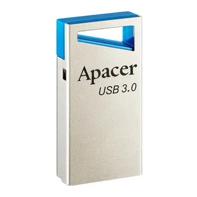 Apacer USB flash disk, USB 3.0, 64GB, AH155, stříbrný, AP64GAH155U-1, USB A, s poutkem