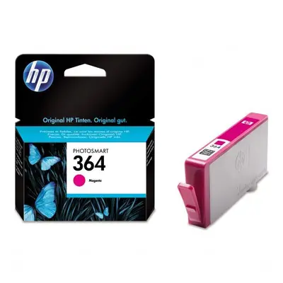 HP originální ink CB319EE, HP 364, magenta, blistr, 300str., HP Photosmart B8550, C5380, D5460