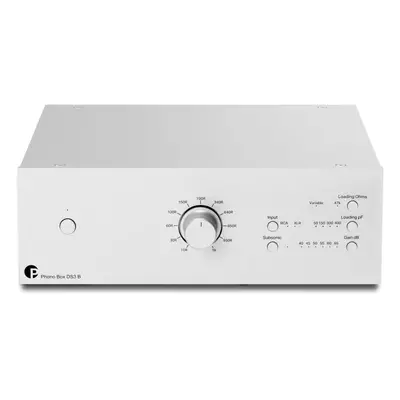 Pro-Ject Phono Box DS3 B - Plně symetrický gramofonový předzesilovač, stříbrný