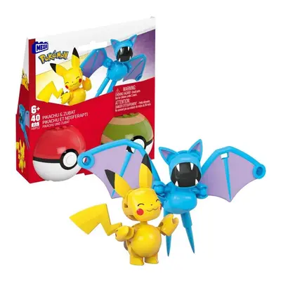 Stavebnice Mega Pokémon Pokéball - Pikachu a Zubat