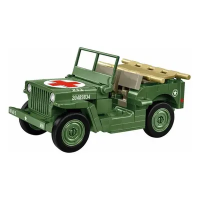 Stavebnice Cobi 2295 II WW Sanitka Willys MB D-DAY 1:35