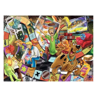 RAVENSBURGER Puzzle Scooby Doo: Strašidelná hra XXL 200 dílků