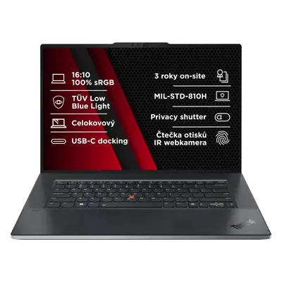 Notebook Lenovo ThinkPad Z16 Gen 1 Arctic Grey/Black celokovový