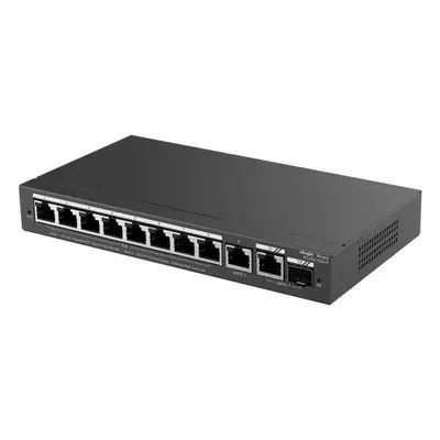 Ruijie Networks Reyee RG-ES210GS-P, 10-Port Gigabit Smart Cloud Managed PoE Switch