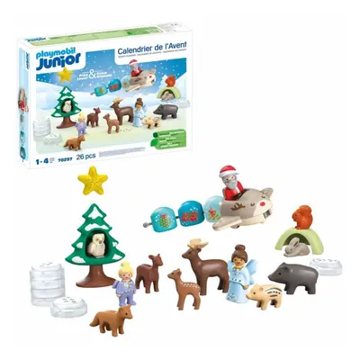 Adventní kalendář Playmobil 70297 Junior Zasněžené Vánoce