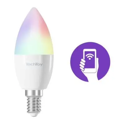 LED žárovka TechToy Smart Bulb RGB 6W E14 ZigBee