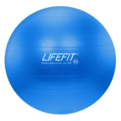 Gymnastický míč Lifefit anti-burst 65 cm, modrý